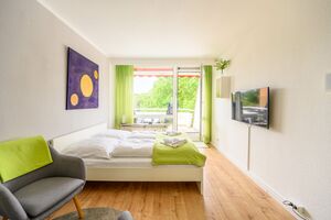 Raum mit Doppelbett