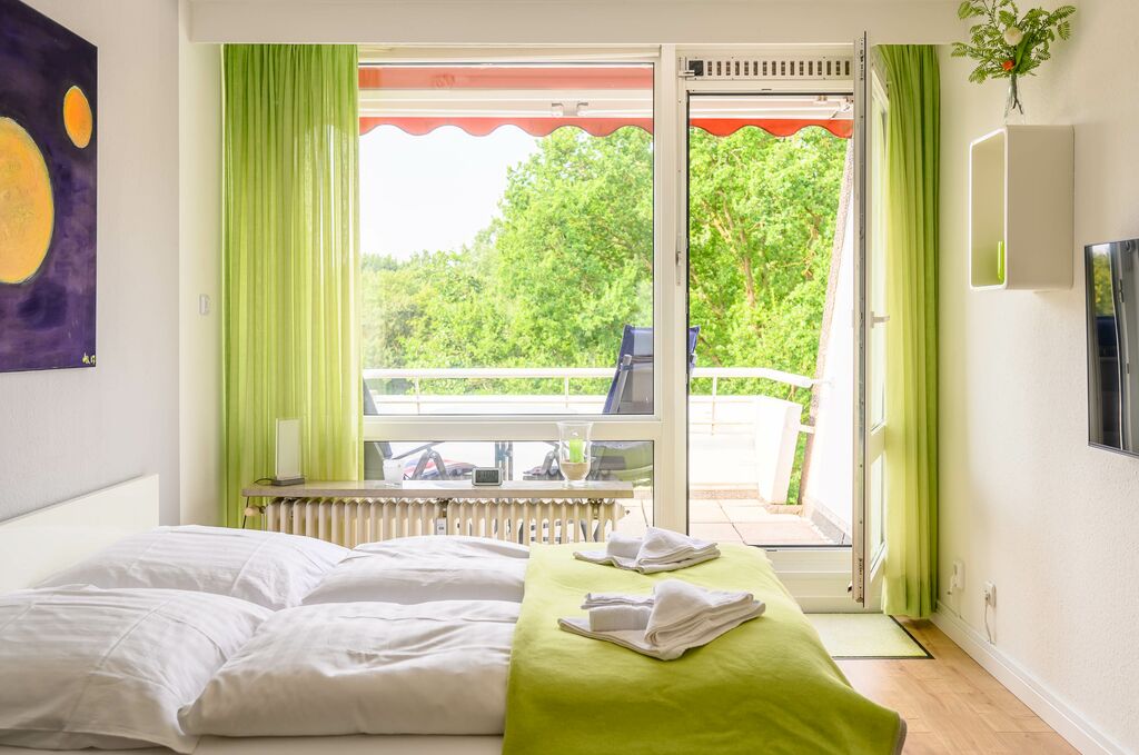 Raum mit Doppelbett