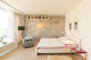 Raum mit Doppelbett