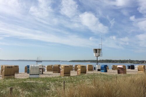Badestrand in unmittelbarer Nähe